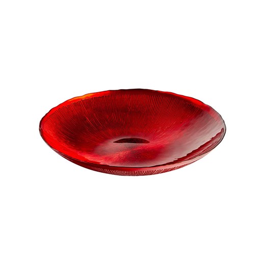 Anton Studio Designs Miska dekoracyjna &quot;Crimson Comet&quot; w kolorze czerwonym - Ø 39,5 cm ze sklepu Limango Polska w kategorii Misy i tace dekoracyjne - zdjęcie 186326117