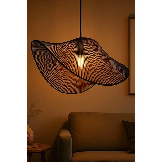 ABERTO DESIGN Lampa wisząca w kolorze szarym - wys. 53 x Ø 50 cm Aberto Design onesize okazja Limango Polska
