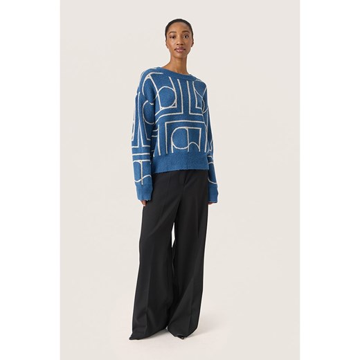 Soaked in Luxury Sweter w kolorze niebieskim Soaked In Luxury L promocja Limango Polska