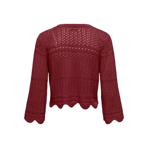 ONLY Sweter w kolorze bordowym S Limango Polska wyprzedaż