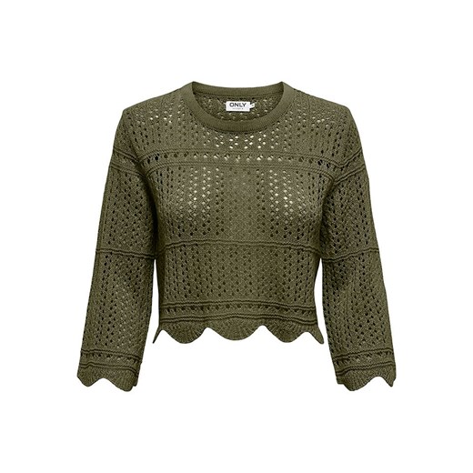 ONLY Sweter w kolorze khaki ze sklepu Limango Polska w kategorii Swetry damskie - zdjęcie 186326538