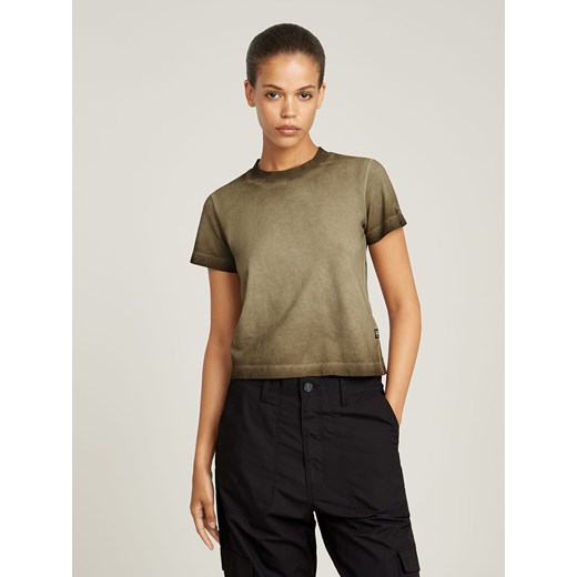 G-Star Koszulka w kolorze khaki ze sklepu Limango Polska w kategorii Bluzki damskie - zdjęcie 186326605