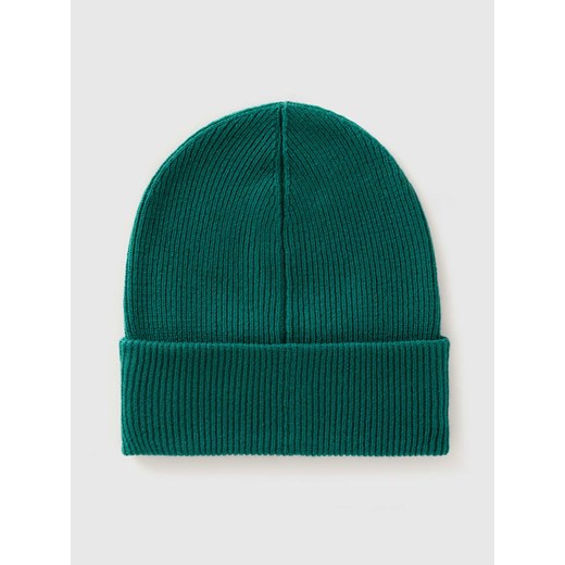 Benetton Czapka w kolorze zielonym 130 wyprzedaż Limango Polska