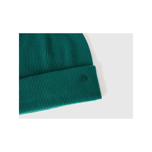 Benetton Czapka w kolorze zielonym 130 Limango Polska okazja