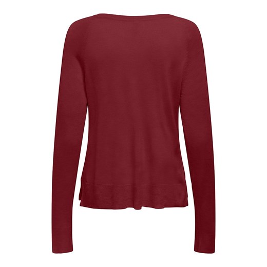 ONLY Sweter w kolorze bordowym S Limango Polska okazja