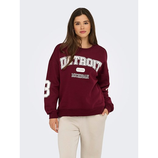 ONLY Bluza w kolorze bordowym L wyprzedaż Limango Polska