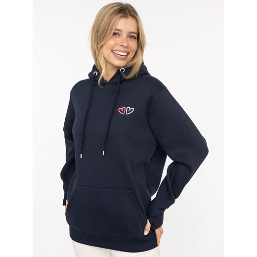 Zwillingsherz Bluza "Lima" w kolorze granatowym Zwillingsherz S/M promocja Limango Polska