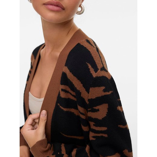 ONLY Kardigan w kolorze brązowo-czarnym M okazyjna cena Limango Polska