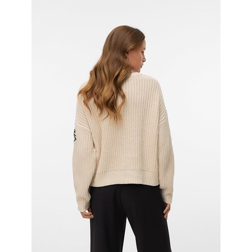 ONLY Sweter w kolorze beżowym S okazja Limango Polska