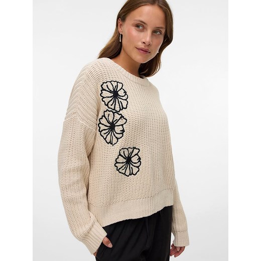 ONLY Sweter w kolorze beżowym XS wyprzedaż Limango Polska