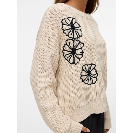ONLY Sweter w kolorze beżowym XL okazja Limango Polska