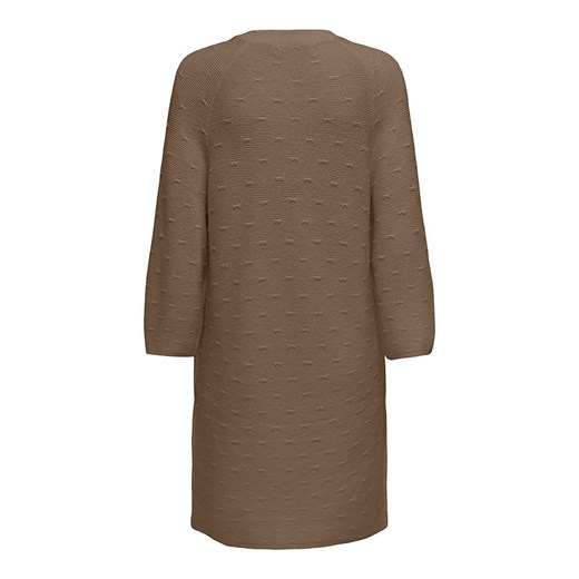 ONLY Sukienka dzianinowa w kolorze brązowym L Limango Polska okazyjna cena