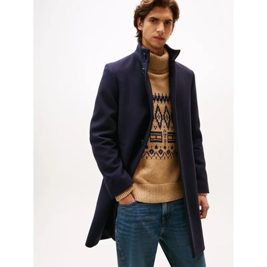 Tommy Hilfiger Wełniany płaszcz ze sklepu Gomez Fashion Store w kategorii Płaszcze męskie - zdjęcie 186329007