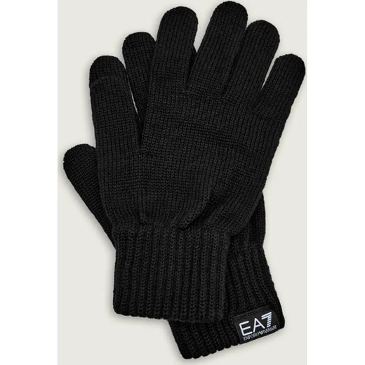 EA7 Rękawiczki | z dodatkiem wełny M/L Gomez Fashion Store