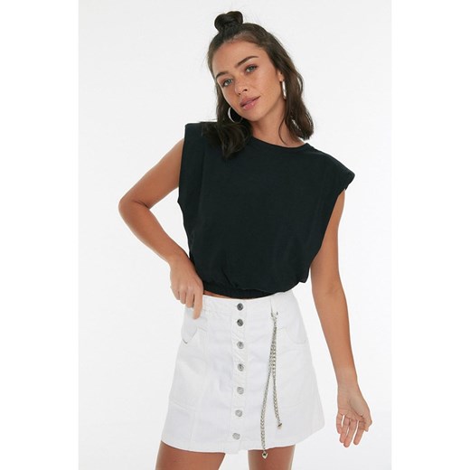 trendyol Koszulka w kolorze czarnym Trendyol M promocja Limango Polska