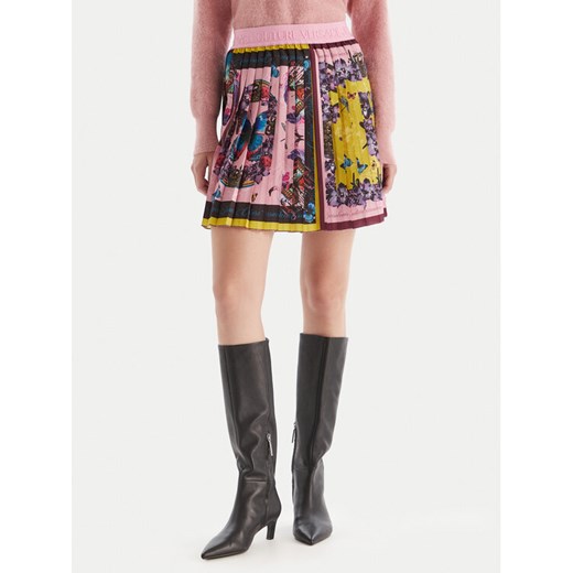 Versace Jeans Couture Spódnica plisowana 79HAE8P0 NS726 Kolorowy Regular Fit ze sklepu MODIVO w kategorii Spódnice - zdjęcie 186329318