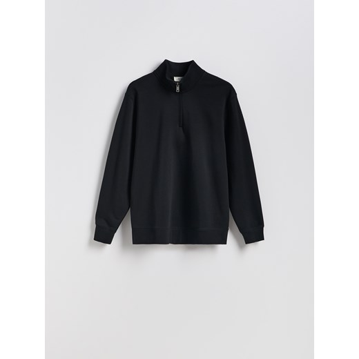 Reserved - Bluza ze stójką - czarny ze sklepu Reserved w kategorii Bluzy męskie - zdjęcie 186330595