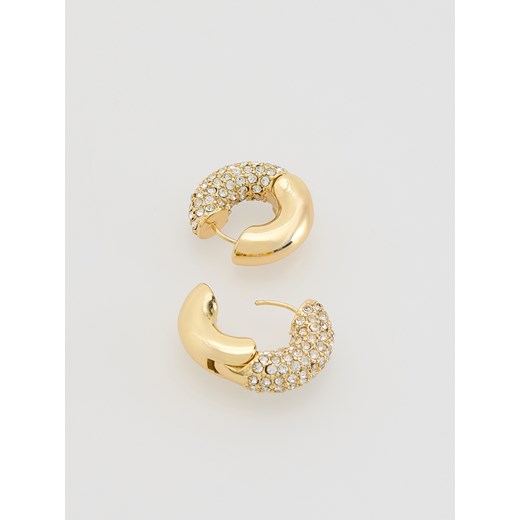 Reserved - Okrągłe kolczyki - złoty Reserved ONE SIZE Reserved