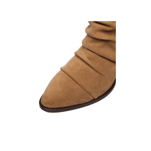 Kozaki Badura EO-APRIL-25FW218 Beżowy 37 eobuwie.pl