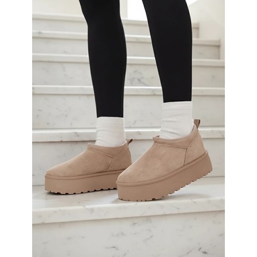 Royalfashion Krótkie buty a'la śniegowce damskie Ozozi ze sklepu royalfashion.pl w kategorii Śniegowce damskie - zdjęcie 186332879