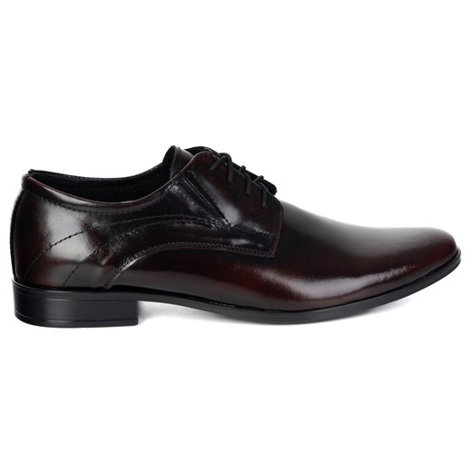 Męskie buty wizytowe skórzane Olivier 256LU – polskie obuwie do garnituru ze sklepu butyolivier w kategorii Buty eleganckie męskie - zdjęcie 186333385