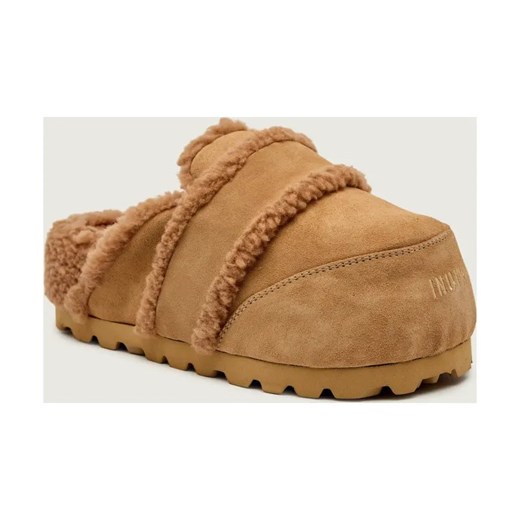 INUIKII Mule CHUNKY | shearling | zamsz ze sklepu Gomez Fashion Store w kategorii Klapki damskie - zdjęcie 186333706
