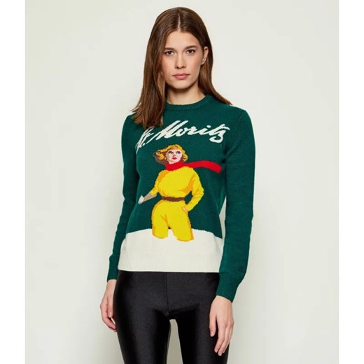 ST.Barth Sweter NEW QUEEN C | ST.Barth x St. Moritz | Slim Fit | z dodatkiem wełny i kaszmiru ze sklepu Gomez Fashion Store w kategorii Swetry damskie - zdjęcie 186333849