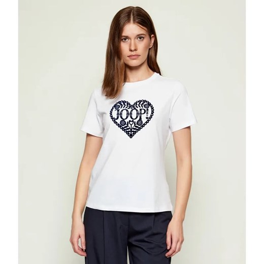 Joop! T-shirt Tita | Slim Fit ze sklepu Gomez Fashion Store w kategorii Bluzki damskie - zdjęcie 186333877