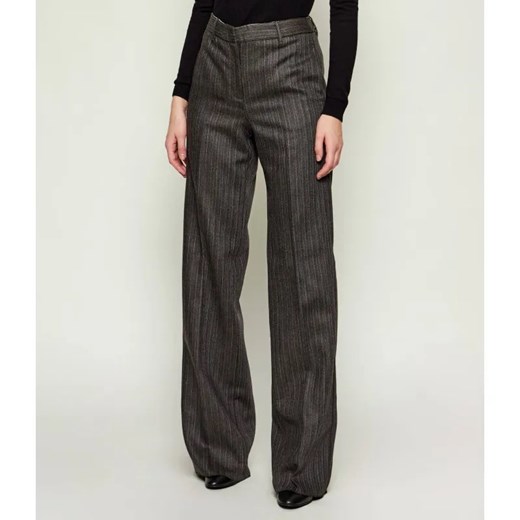 Marella Wełniane spodnie RENOIR | Straight fit ze sklepu Gomez Fashion Store w kategorii Spodnie damskie - zdjęcie 186334925