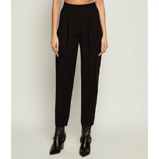 HUGO Spodnie Hajulia | Regular Fit ze sklepu Gomez Fashion Store w kategorii Spodnie damskie - zdjęcie 186334979