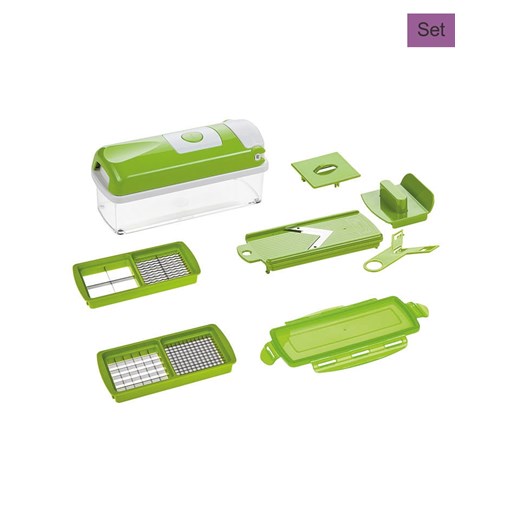 Genius 7-częściowy zestaw &quot;Nicer Dicer smart&quot; w kolorze zielonym ze sklepu Limango Polska w kategorii Akcesoria kuchenne - zdjęcie 186335317