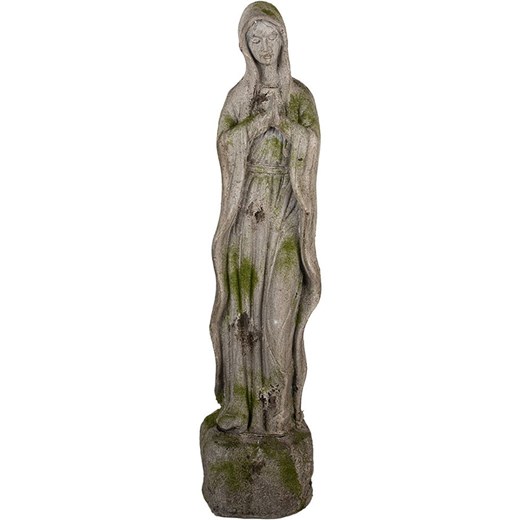Clayre &amp; Eef Figurka dekoracyjna w kolorze szarym - wys. 67 x Ø 15 cm ze sklepu Limango Polska w kategorii Dekoracje i akcesoria ogrodowe - zdjęcie 186335626