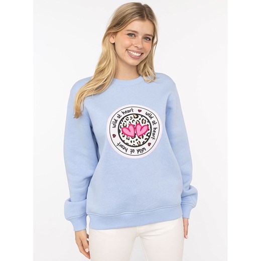 Zwillingsherz Bluza &quot;Romy&quot; w kolorze błękitnym ze sklepu Limango Polska w kategorii Bluzy damskie - zdjęcie 186335635