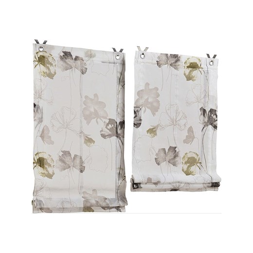 heine home Roleta rzymska w kolorze biało-beżowym ze sklepu Limango Polska w kategorii Tekstylia - zdjęcie 186335797