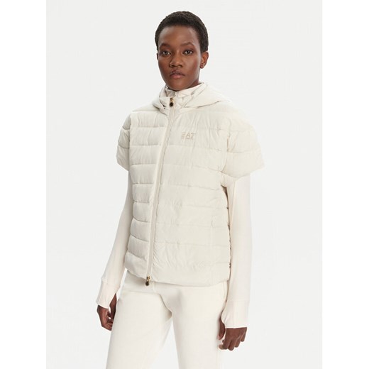 EA7 Emporio Armani Bezrękawnik 7W000090 AF12476 U1112 Beżowy Relaxed Fit ze sklepu MODIVO w kategorii Kamizelki damskie - zdjęcie 186338706