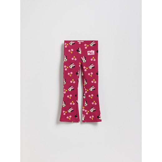 Reserved - Legginsy Minnie Mouse - bordowy ze sklepu Reserved w kategorii Spodnie dziewczęce - zdjęcie 186339916