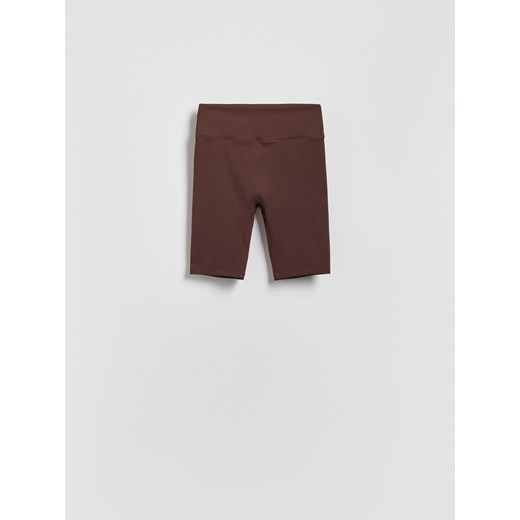 Reserved - Szorty typu kolarki - ciemnobrązowy ze sklepu Reserved w kategorii Szorty - zdjęcie 186339936