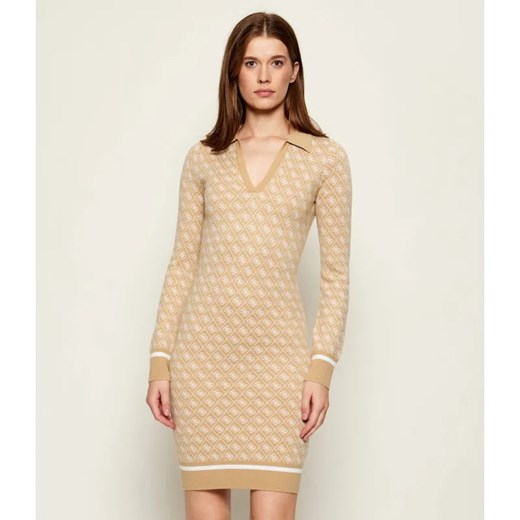 GUESS Sukienka AUBREY | z dodatkiem wełny ze sklepu Gomez Fashion Store w kategorii Sukienki - zdjęcie 186340526