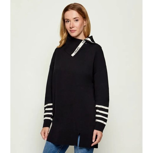Liu Jo Sport Półgolf | Loose fit ze sklepu Gomez Fashion Store w kategorii Swetry damskie - zdjęcie 186340547