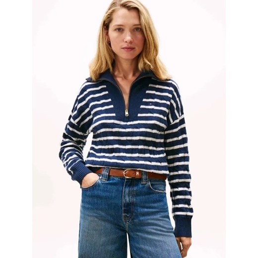 Tommy Hilfiger Wełniany sweter | Loose fit ze sklepu Gomez Fashion Store w kategorii Swetry damskie - zdjęcie 186340559