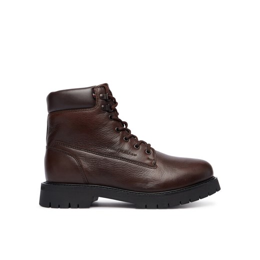 Trapery Tommy Hilfiger Flex Th Outdoor Rs FM0FM05600 Brązowy ze sklepu eobuwie.pl w kategorii Buty zimowe męskie - zdjęcie 186341636