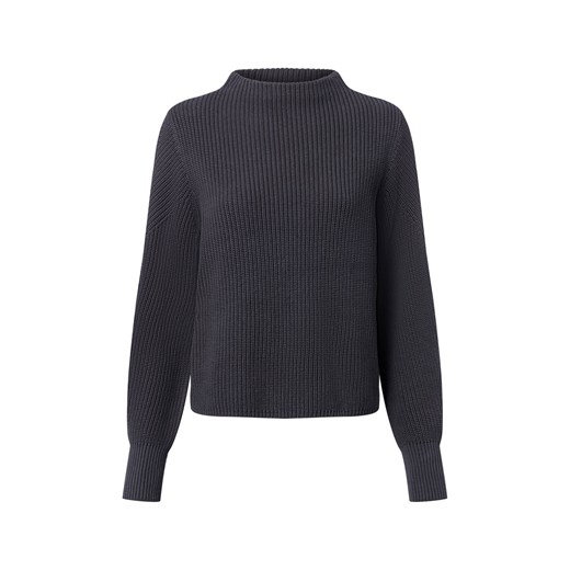 Opus Sweter damski - Pontelle Kobiety Bawełna antracytowy jednolity ze sklepu vangraaf w kategorii Swetry damskie - zdjęcie 186343377