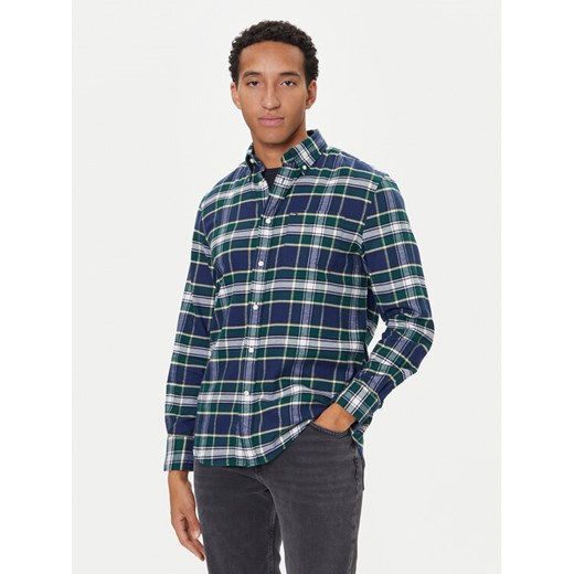 Tommy Hilfiger Koszula Hero MW0MW40473 Granatowy Regular Fit ze sklepu MODIVO w kategorii Koszule męskie - zdjęcie 186344975