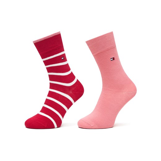 Tommy Hilfiger Skarpety długie 701229939 Różowy ze sklepu MODIVO w kategorii Skarpetki dziecięce - zdjęcie 186345076