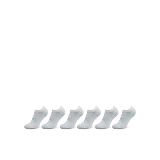 Under Armour Stopki Ua Essential No Show 6Pk 1382611-100 Biały ze sklepu MODIVO w kategorii Skarpetki damskie - zdjęcie 186345139