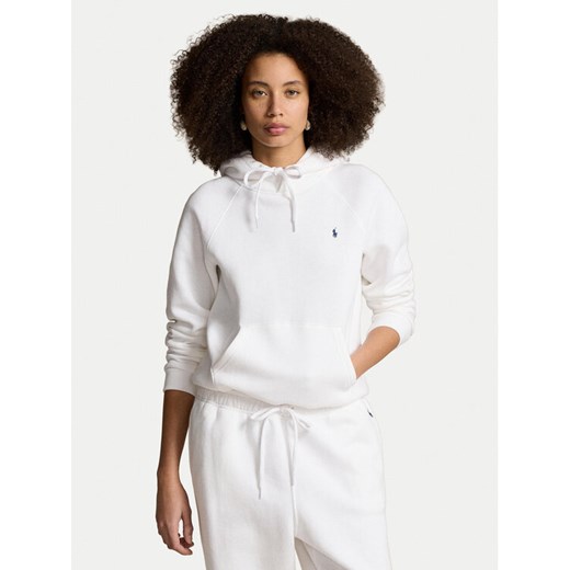 Polo Ralph Lauren Bluza 211943007001 Biały Regular Fit ze sklepu MODIVO w kategorii Bluzy damskie - zdjęcie 186345229