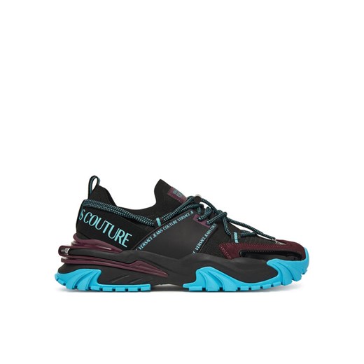 Versace Jeans Couture Sneakersy 79YA3SI3 Czarny ze sklepu MODIVO w kategorii Buty sportowe męskie - zdjęcie 186345288