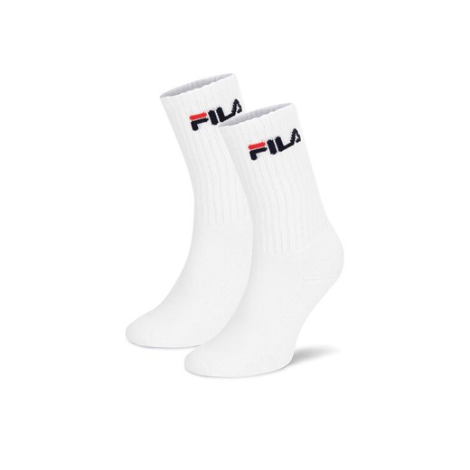 Fila Skarpety długie F4401-AW24 (2-pack) Biały - id: 5903419224959 - marki Fila - 186345315 Fila Skarpety długie F4401-AW24 (2-pack) Biały ze sklepu MODIVO w kategorii Skarpetki męskie - zdjęcie 186345315