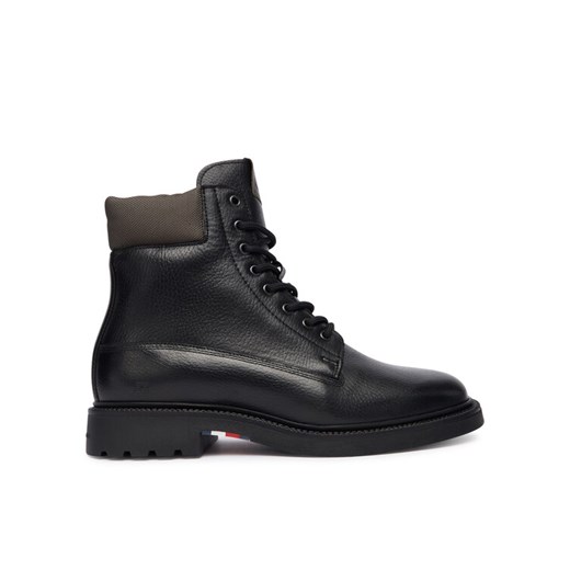 Tommy Hilfiger Kozaki Comfort Lwt Wrm Mx FM0FM05595 Czarny ze sklepu MODIVO w kategorii Buty zimowe męskie - zdjęcie 186345477