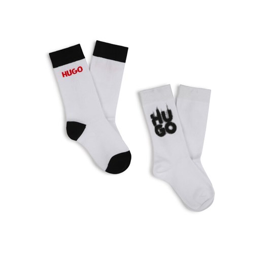 HUGO Skarpety długie G00324 Biały ze sklepu MODIVO w kategorii Skarpetki dziecięce - zdjęcie 186345485